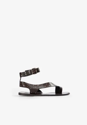 100% LEATHER SANDALS