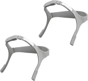 2 Packs Replacement Nuance Pro Headgear Compatible with Philips Respironics Nuance Pro Gel Nasal Pillow CPAP Mask, Standard Size Adjustable Head Strap fit for Philips Nasal Mask Strap