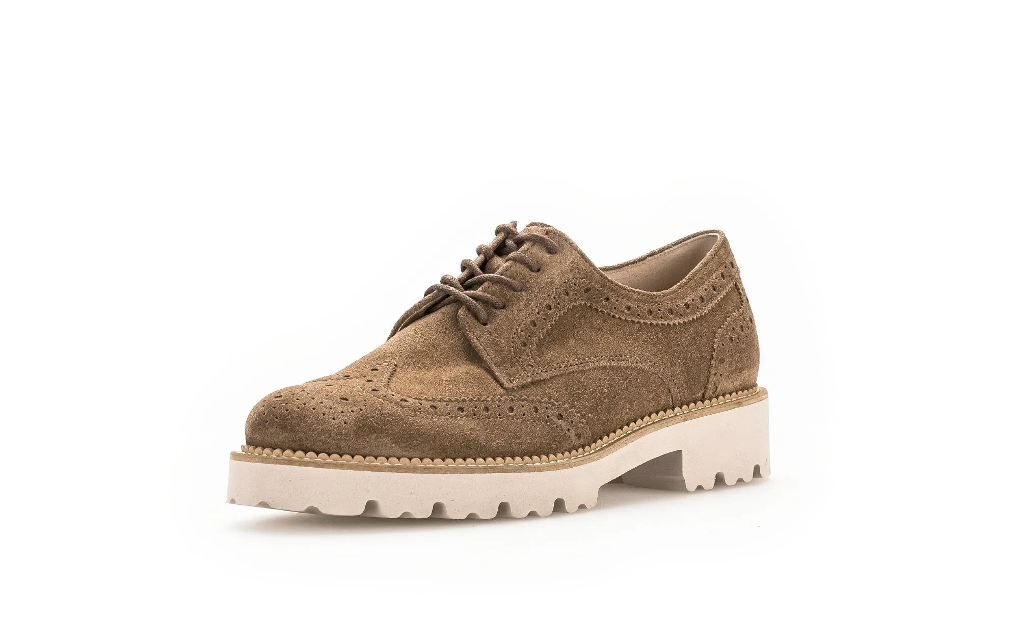 '35.244.14' women's lace-up derby shoe - brown