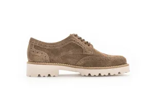 '35.244.14' women's lace-up derby shoe - brown