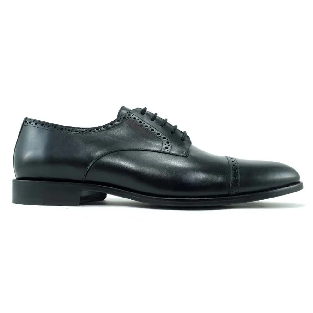 Alan Payne Cambridge Black Cap Toe Men’s Derby
