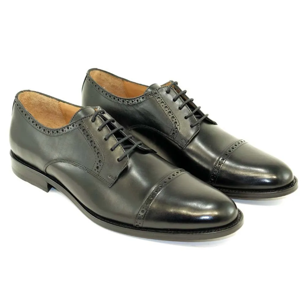 Alan Payne Cambridge Black Cap Toe Men’s Derby