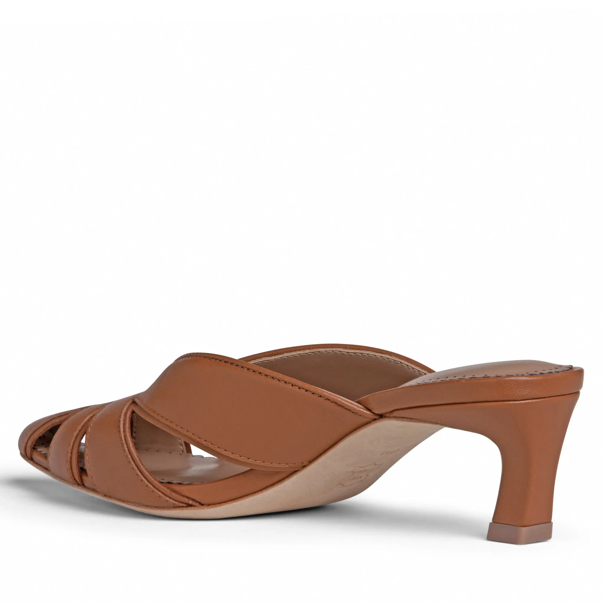 Angela Leather Mule