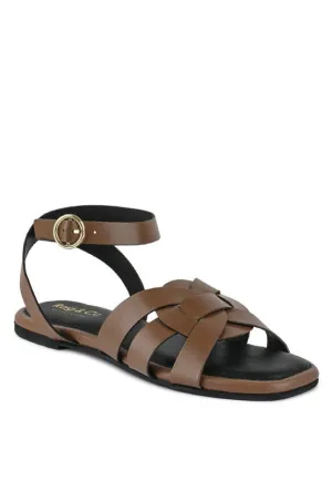 Ankle Strap Flat Sandals