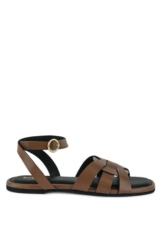 Ankle Strap Flat Sandals