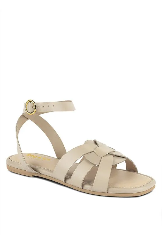Ankle Strap Flat Sandals