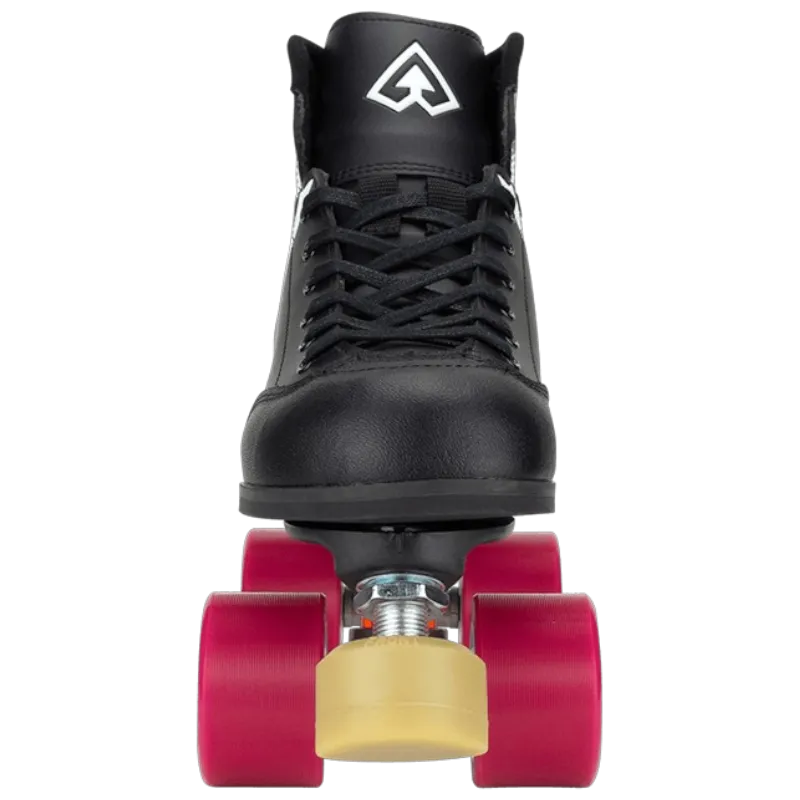 Antik Skates - Black / White Skyhawk Indoor - Roller Skate Set