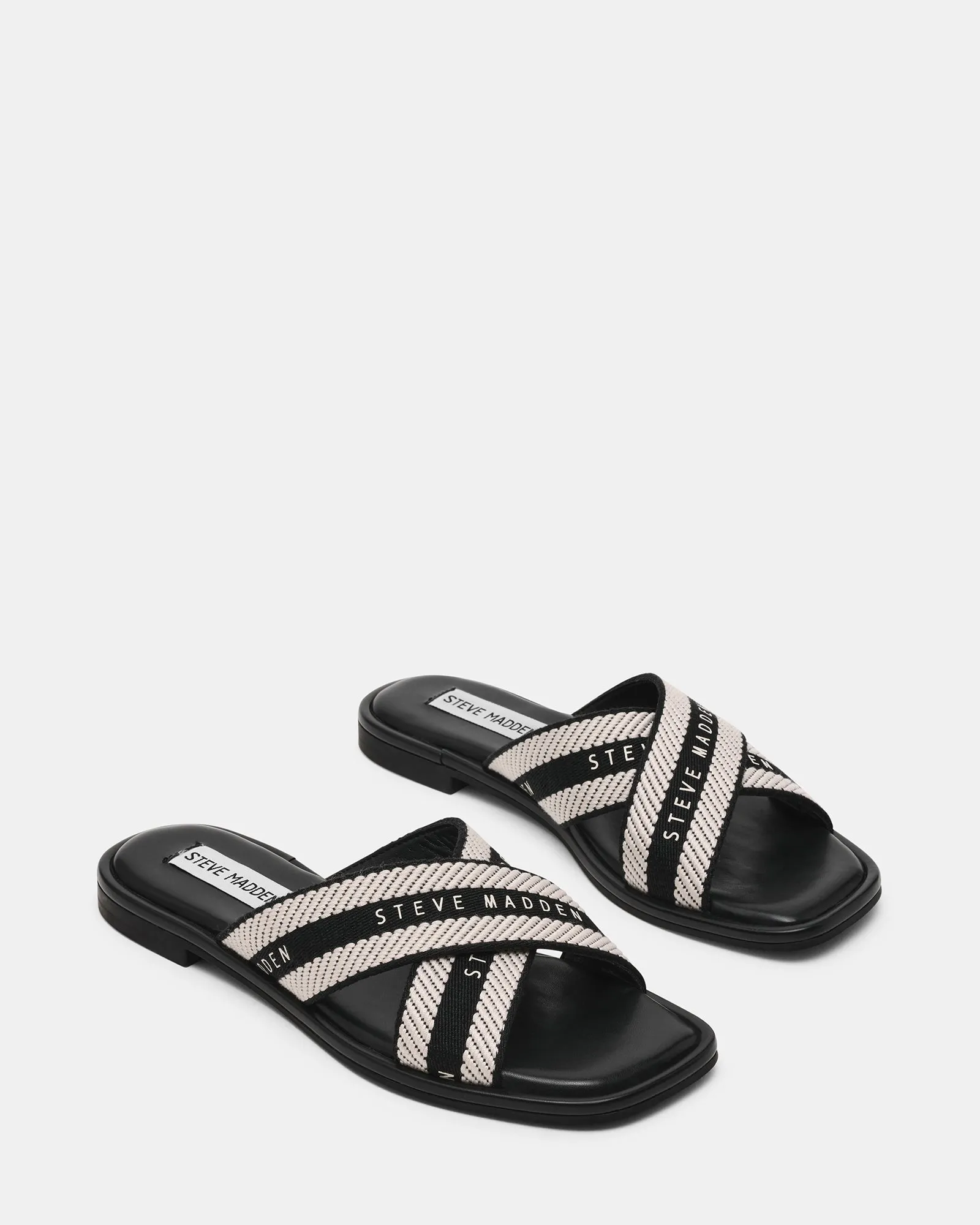 ARROWS BLACK SANDALS