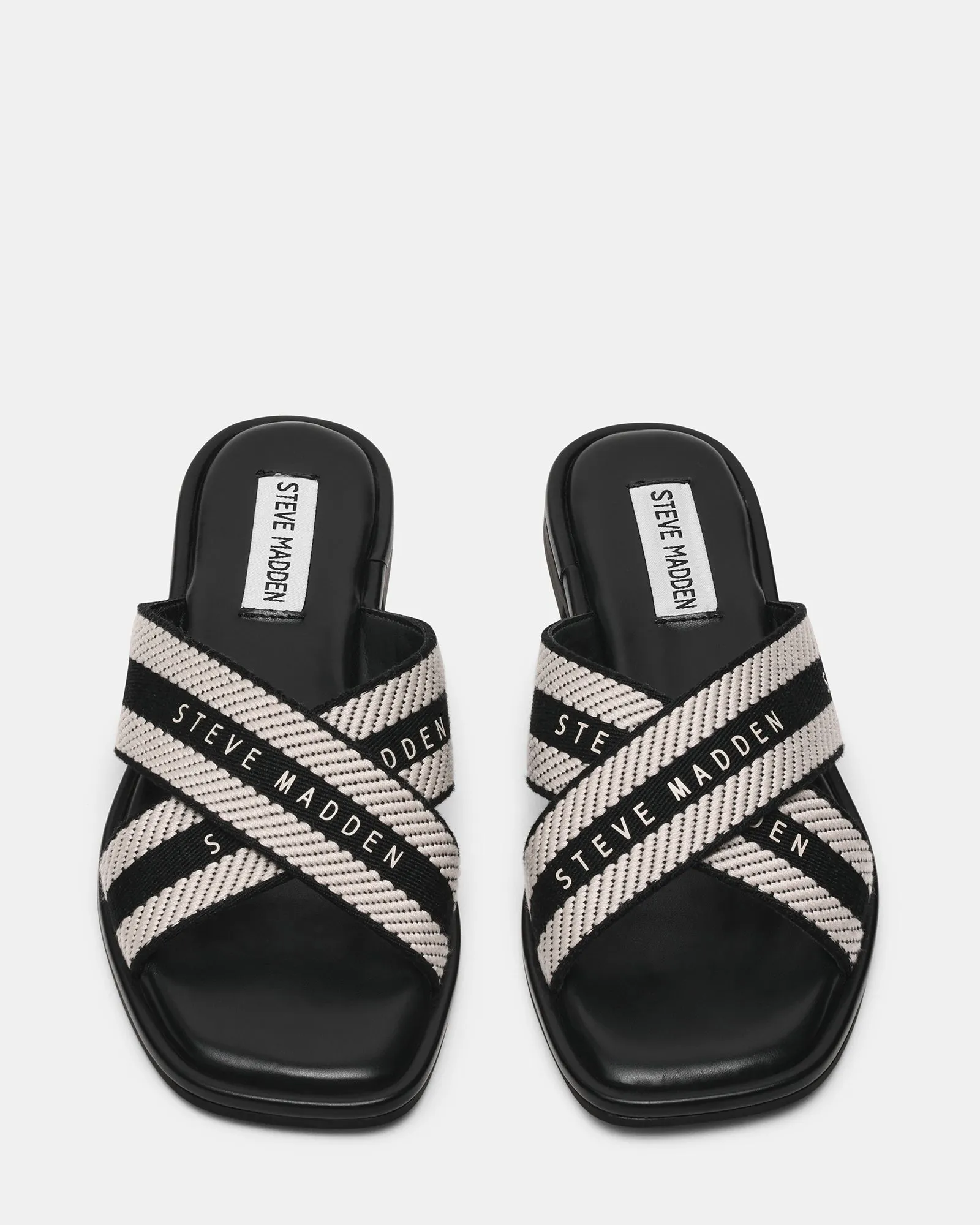 ARROWS BLACK SANDALS
