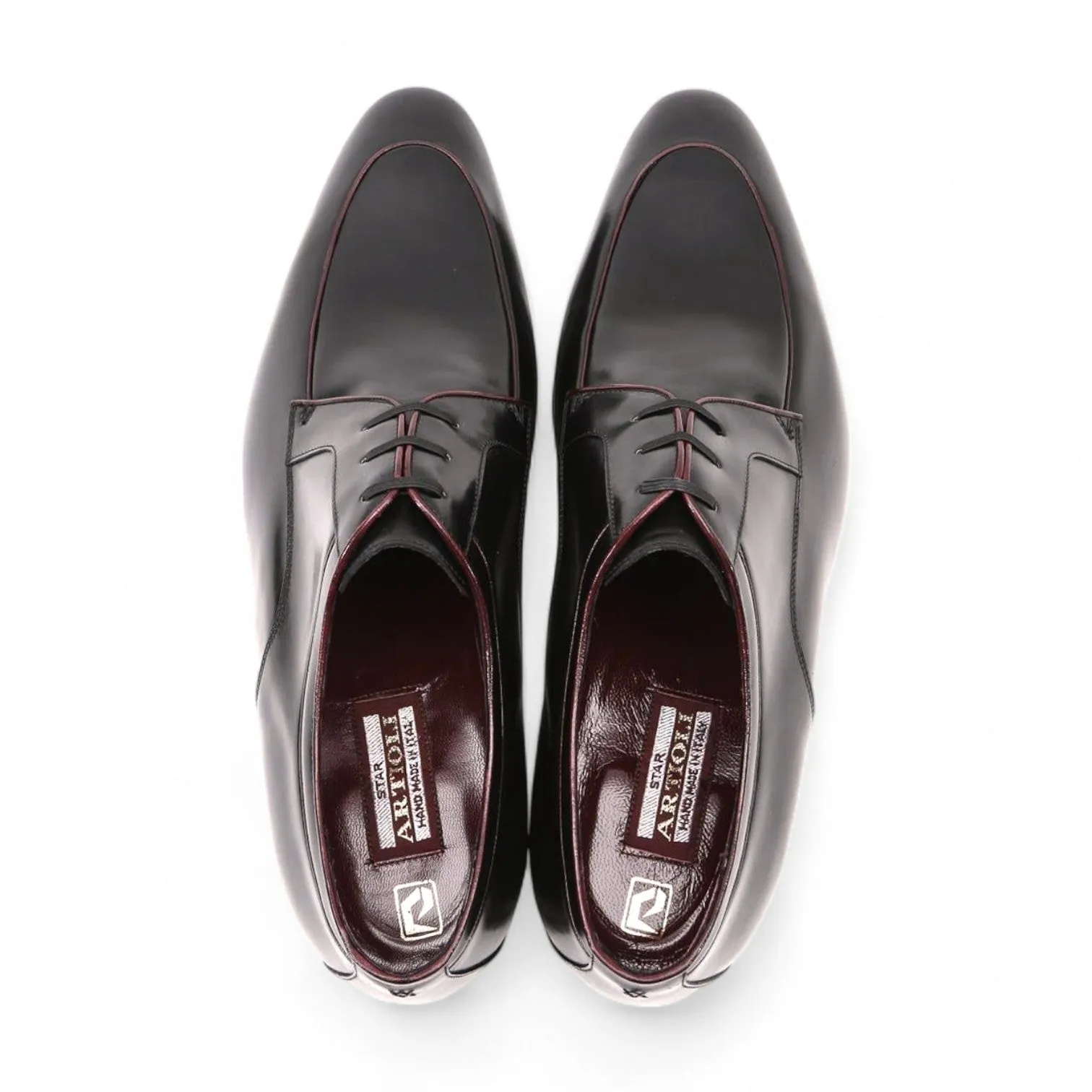 Artioli Elia Men's Luxury Italian Shoes Calf-Skin Leather Derby (ART1087)