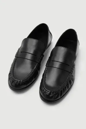 Avenue Leather Loafer | Black