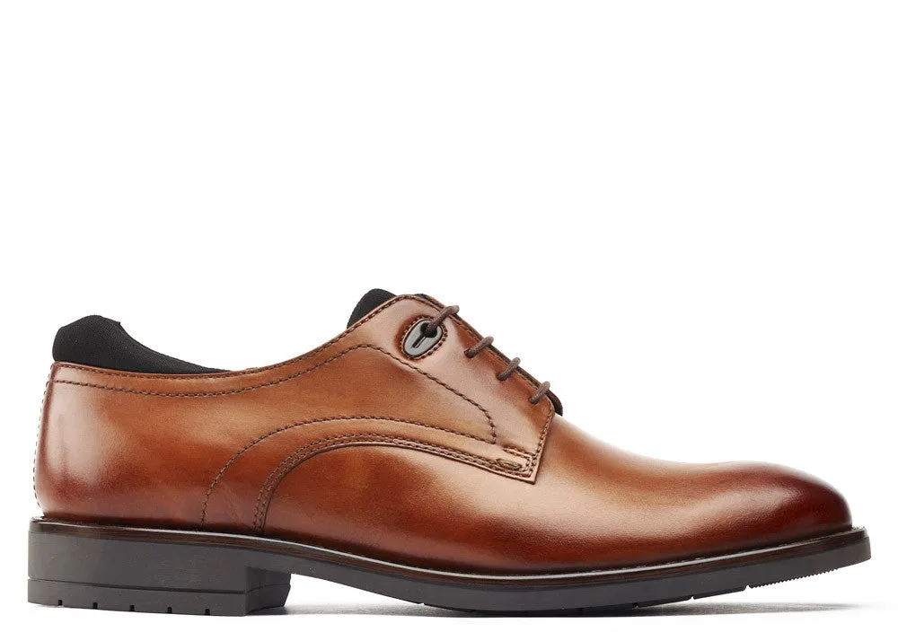 Base London Osprey Burnished Tan Derby Shoe