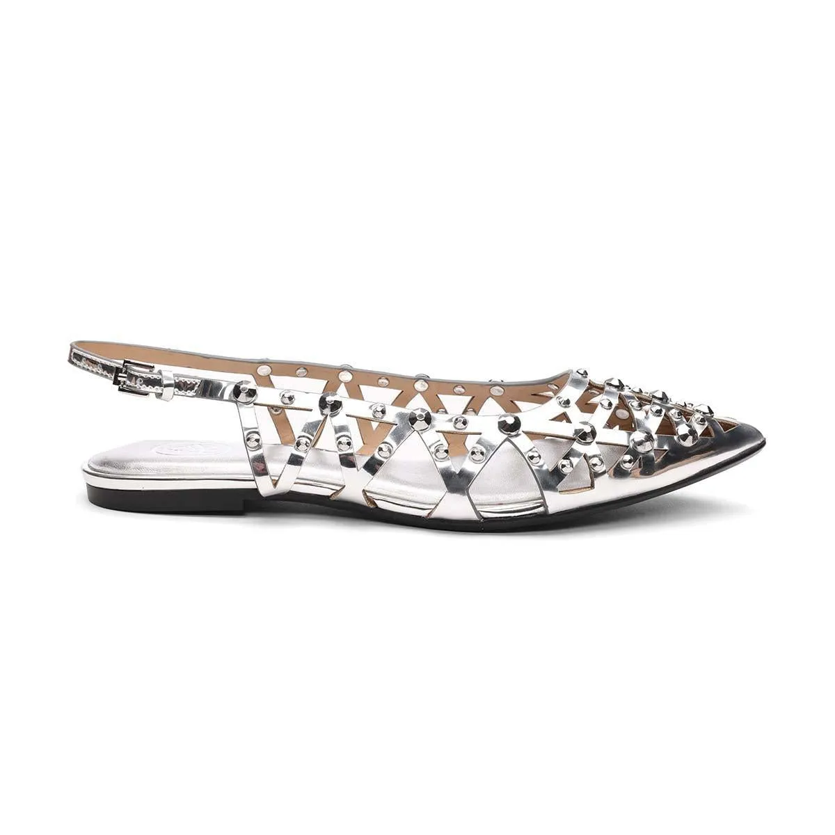 Bazaar Studded Slingback Ballet Flat