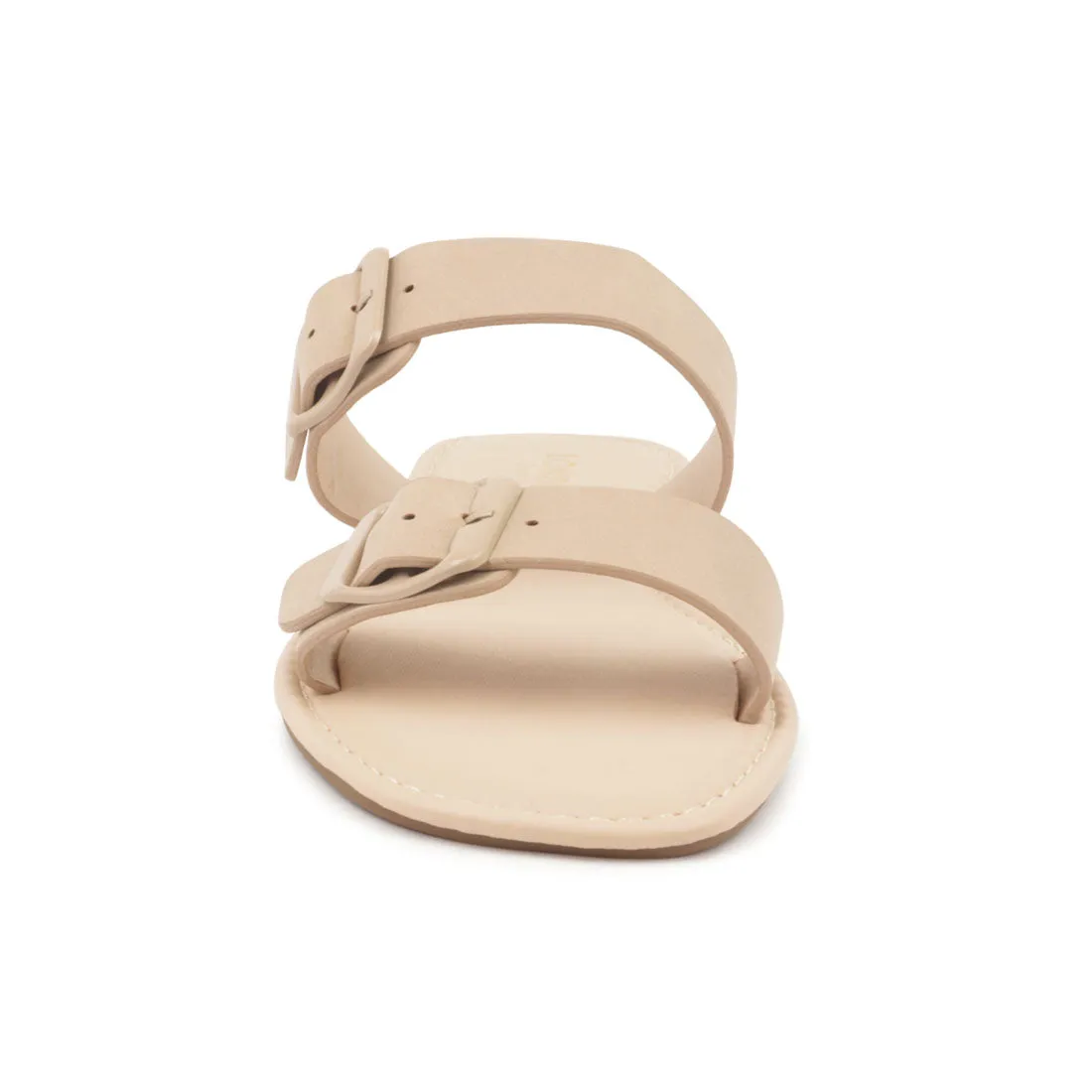 Beige Slip-On with two straps