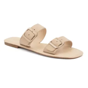 Beige Slip-On with two straps