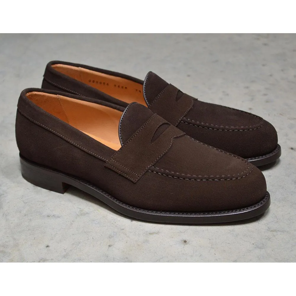 Berwick 1707 Penny Loafer (9628) Dark Brown Suede (Dainite)