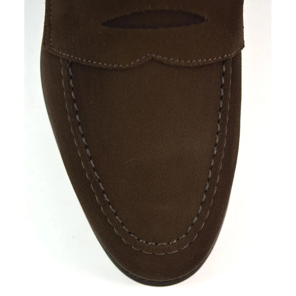 Berwick 1707 Penny Loafer (9628) Dark Brown Suede (Dainite)