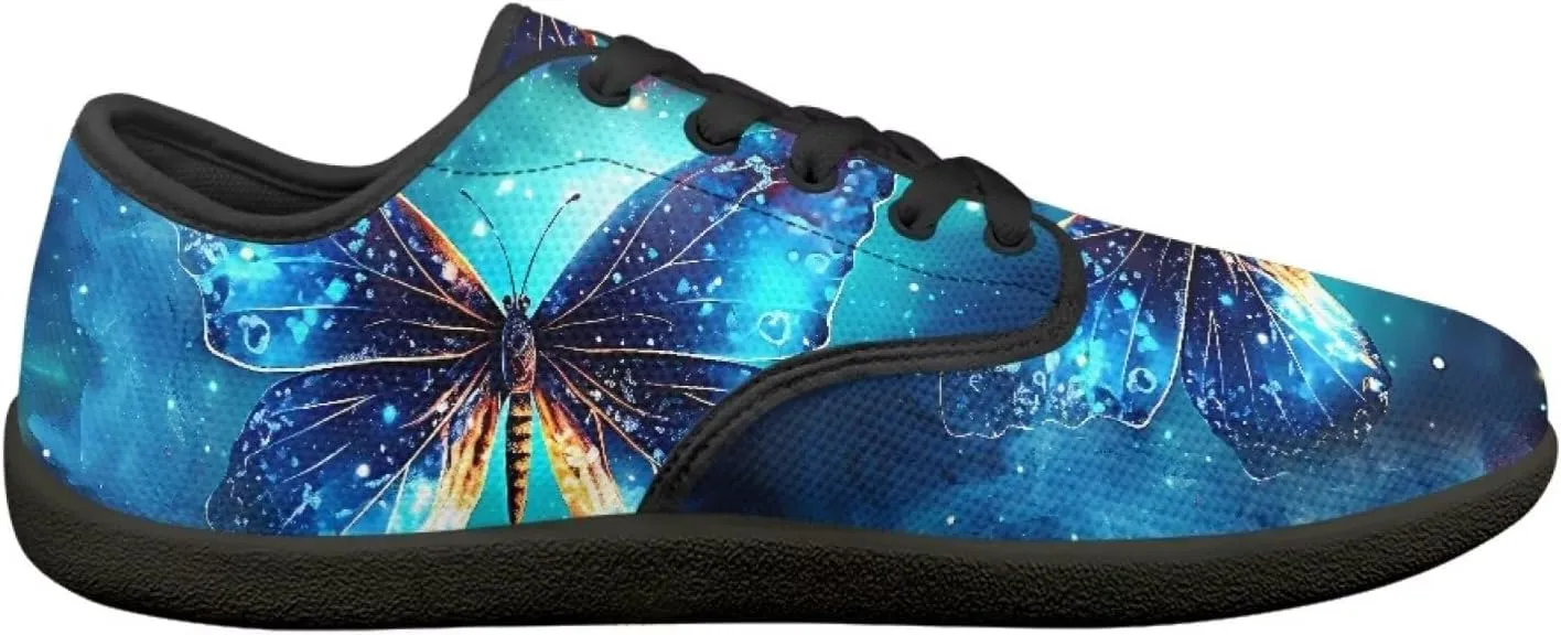Binienty Women's Barefoot Cozy Non-Slip Wide Toe Box Lace up Tennis Sneakers Lightweight Flat Walking Shoes