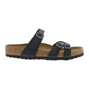 Birkenstock Franca Oiled Leather Unisex Slides Sandals