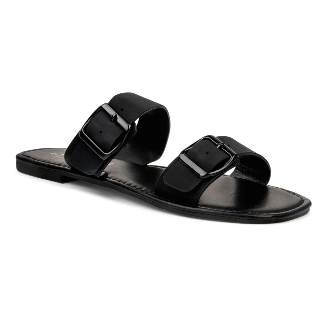 Black Slip-On with two straps