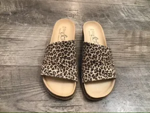 Bos & Co Lux Slip On Cork Sandal