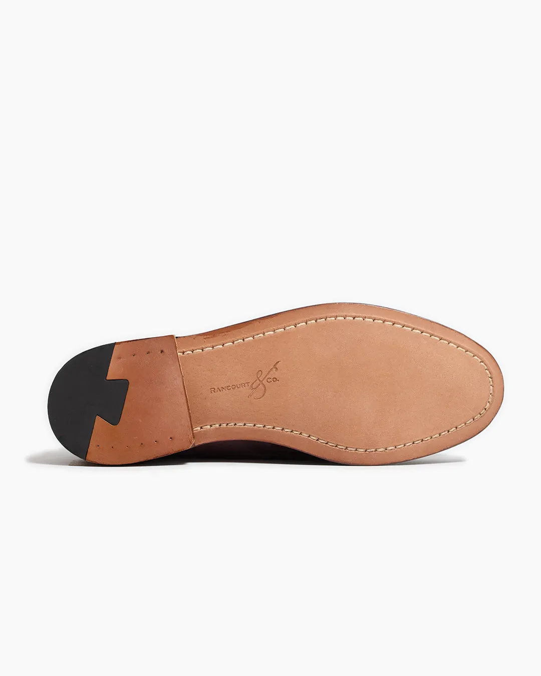 Burgundy Pinch Penny Calf Leather Loafers