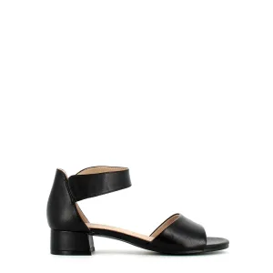 Caprice Ankle Strap Sandal Black
