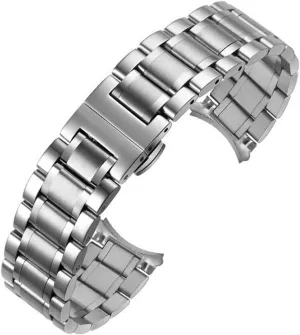 CAREG Stainless Steel Watch Band 18mm 20mm 22mm 24mm Bracelet Women/Men's Wrist Strap Suitable Fit For Various Brand Watchband Durable