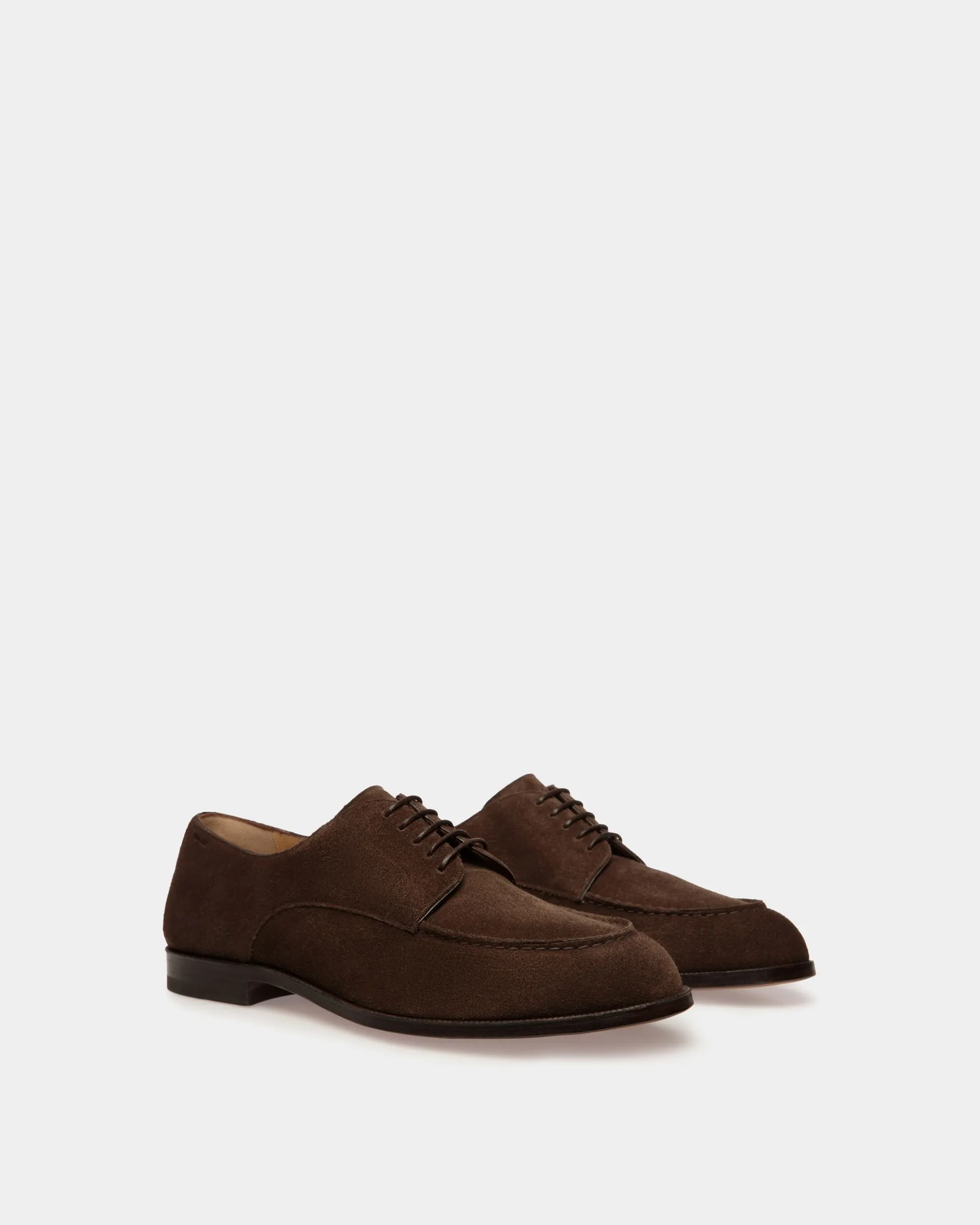 Carl Derby in Ebano Suede