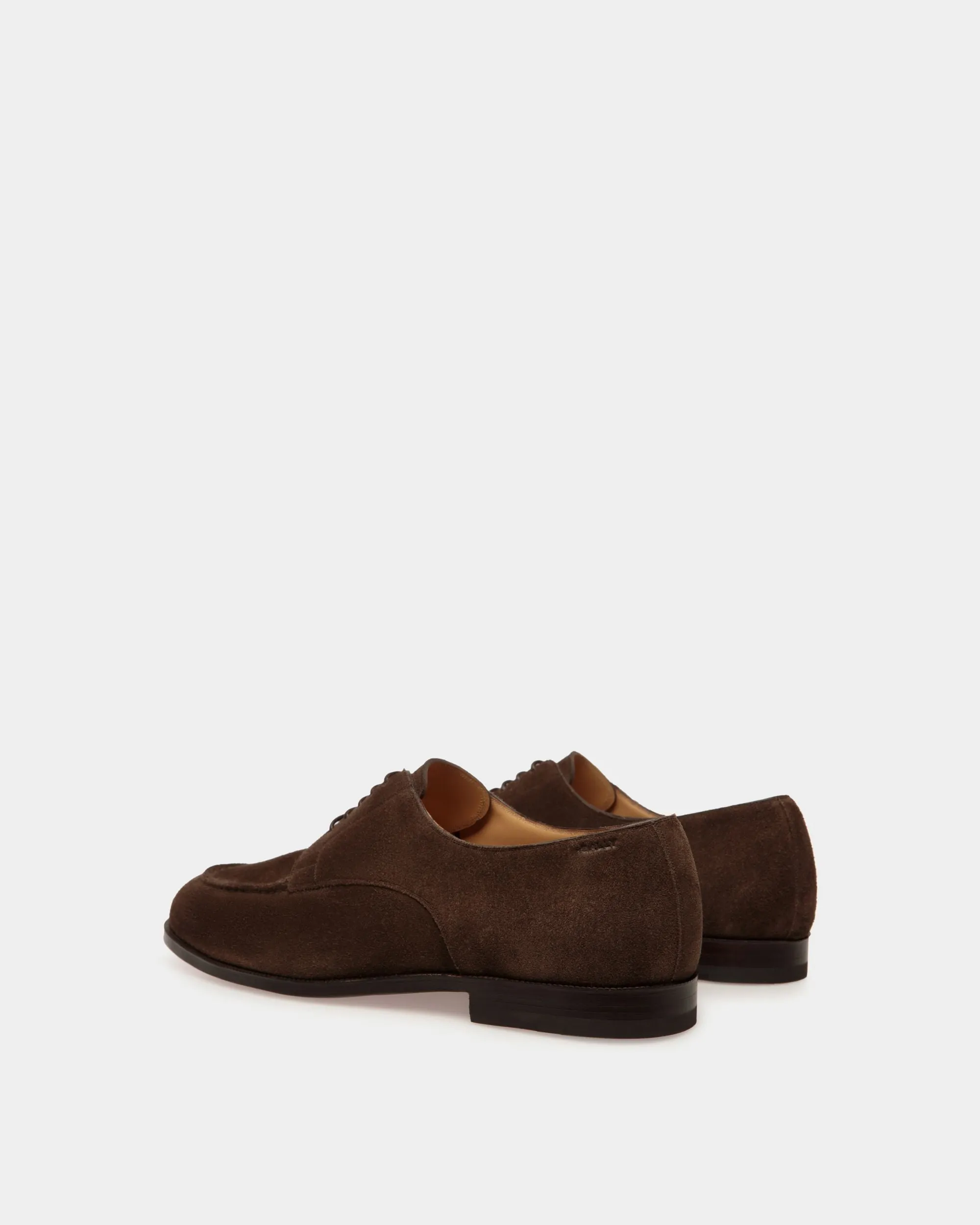 Carl Derby in Ebano Suede
