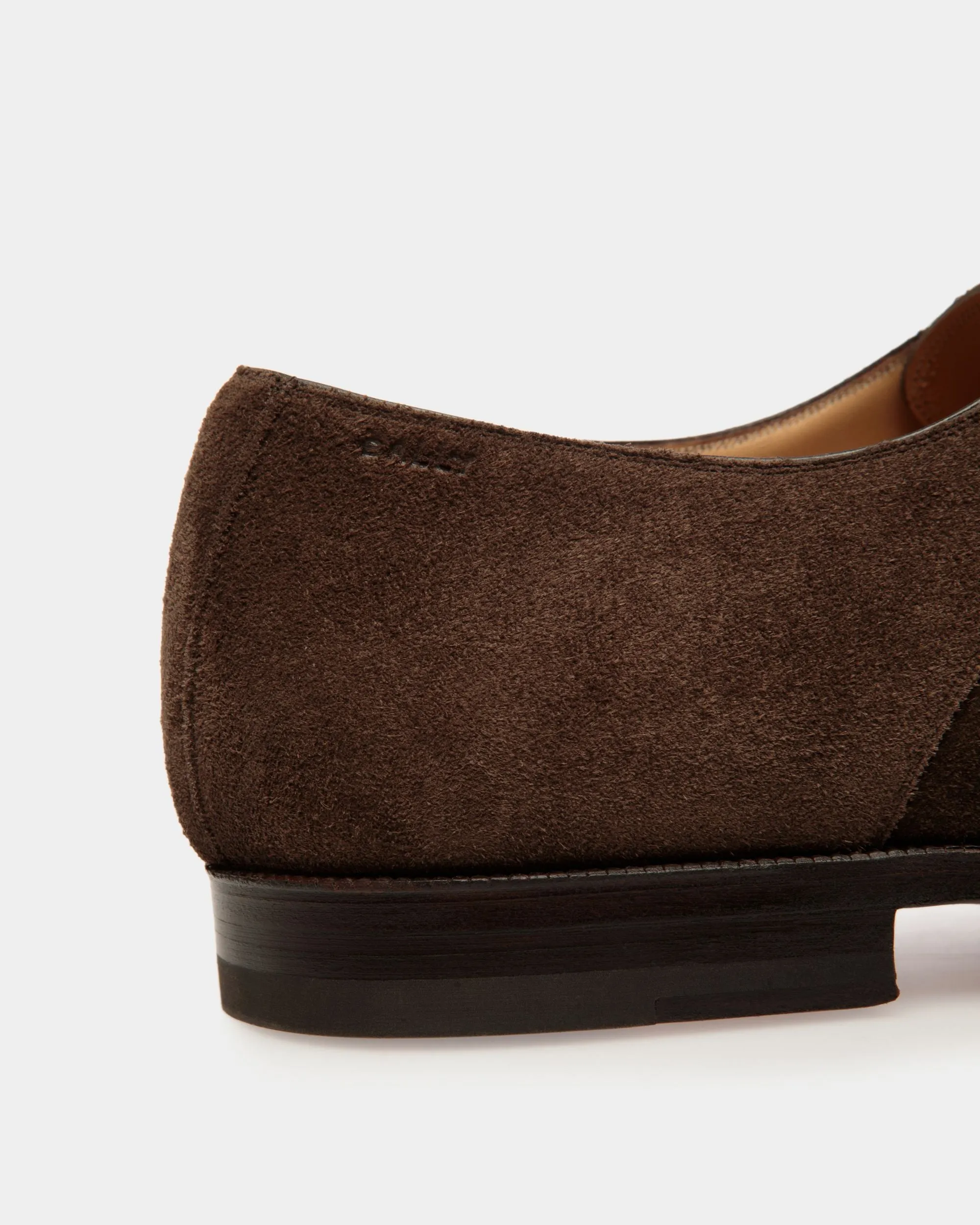 Carl Derby in Ebano Suede