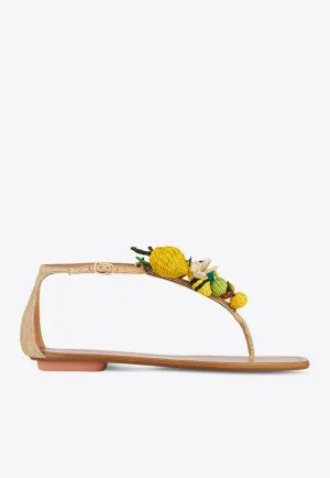 Citrus Punch Flat Sandals