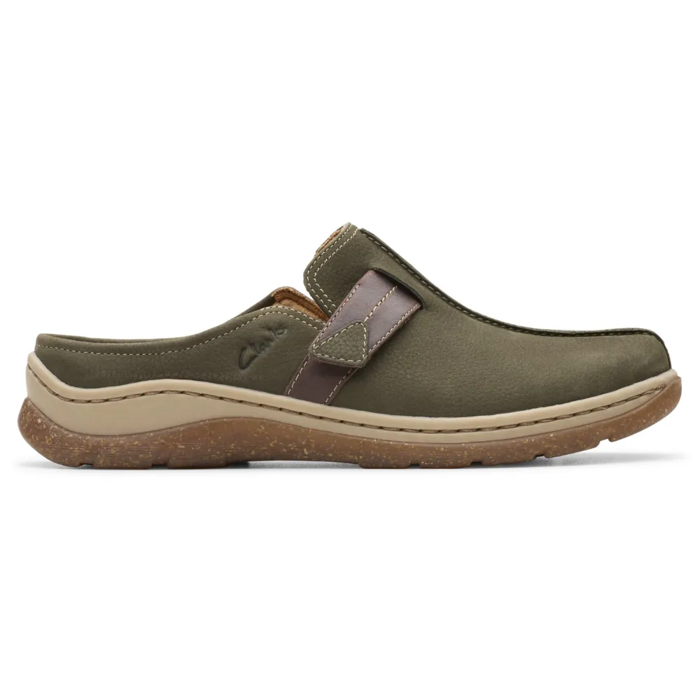 Clarks Orlene Olive Combi Nubuck Clog (Women's)