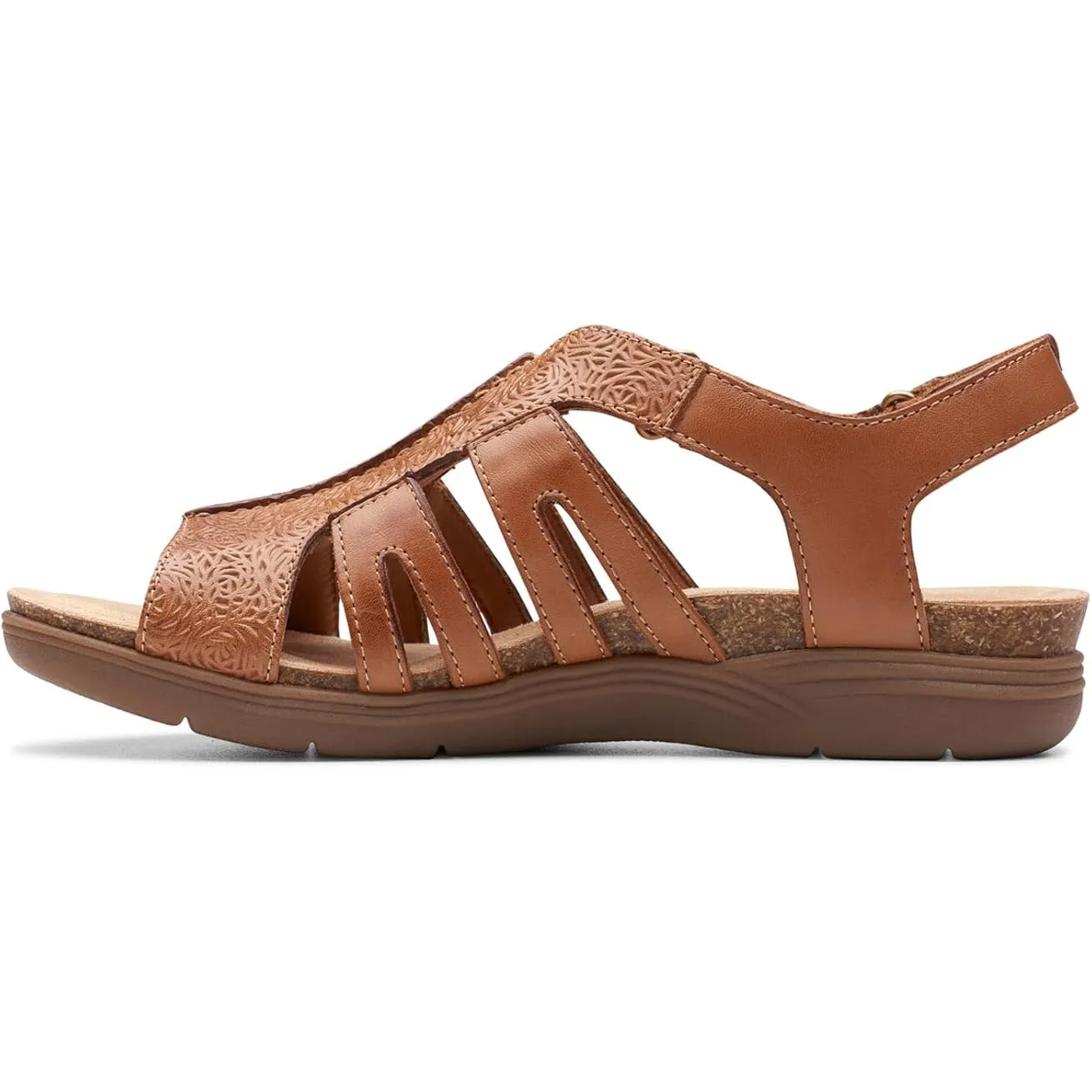 Clarks Women's April Belle Tan Leather 26177021