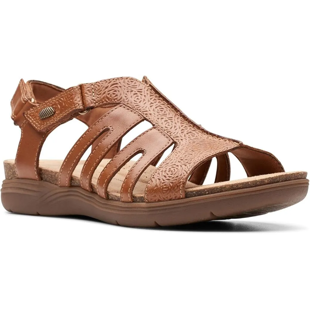 Clarks Women's April Belle Tan Leather 26177021
