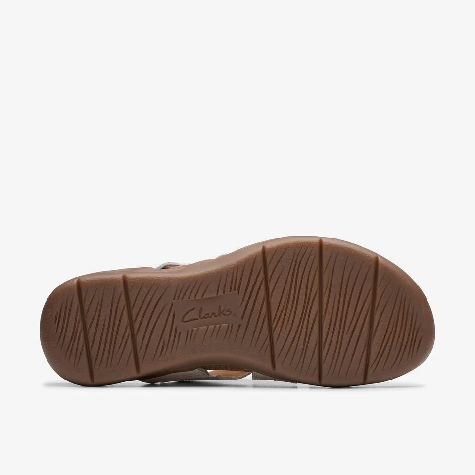 Clarks Women's April Willow White Leather