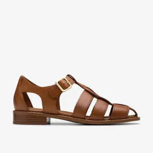 Clarks Women's Hana Sun Tan Leather 26181218