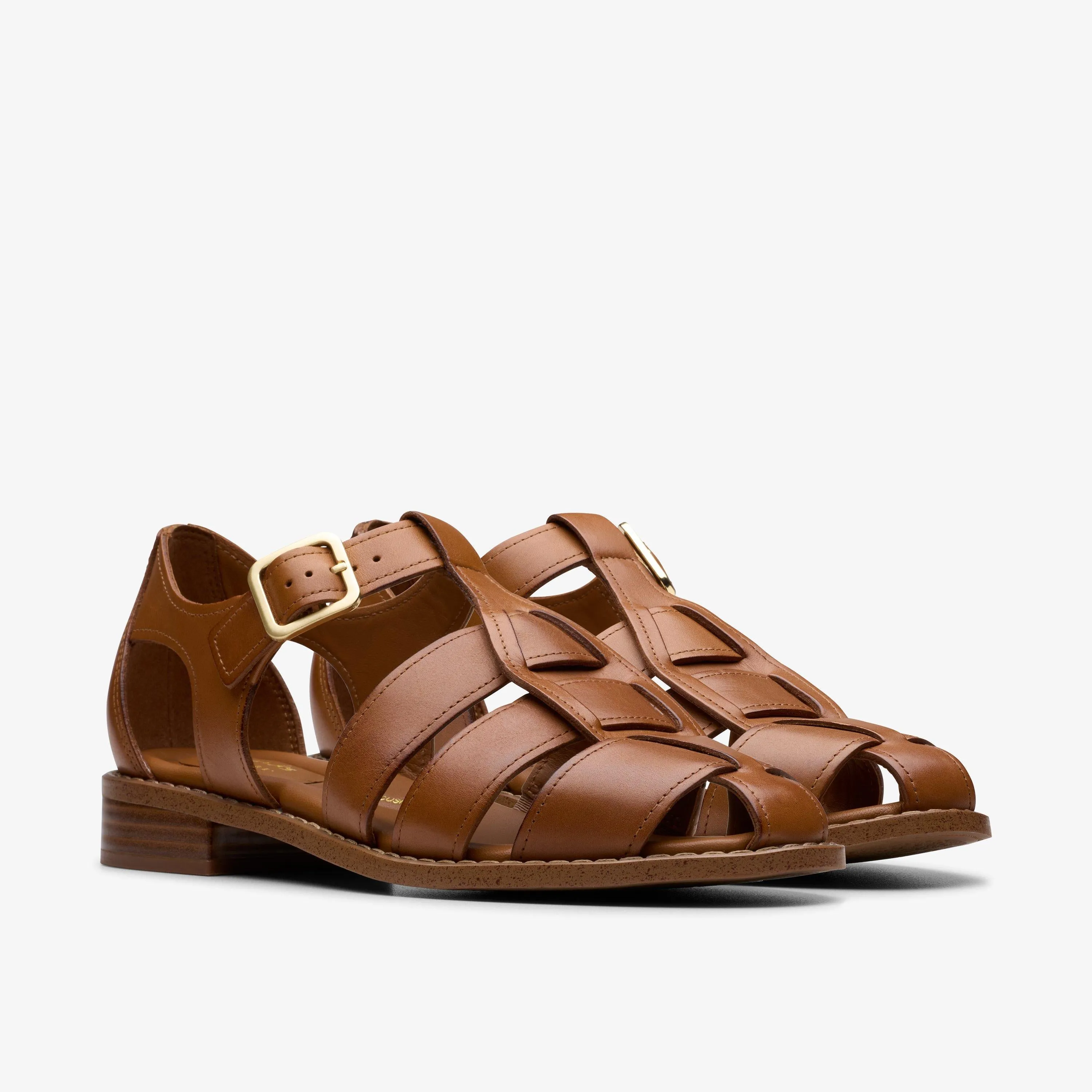 Clarks Women's Hana Sun Tan Leather 26181218