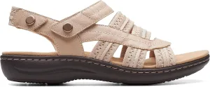 Clarks Women's Laurieann Erin Flat Sandal, Sand Combi, 7.5