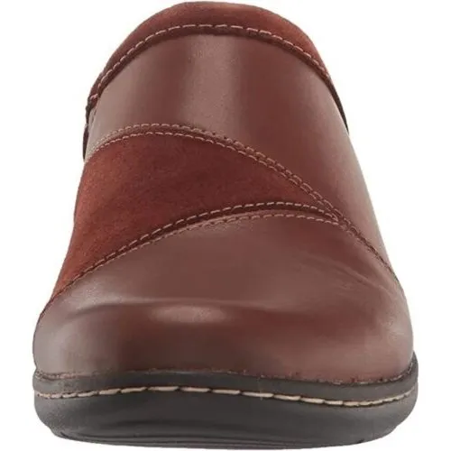 Clarks Women's Laurieann Kyla Dark Tan Combi