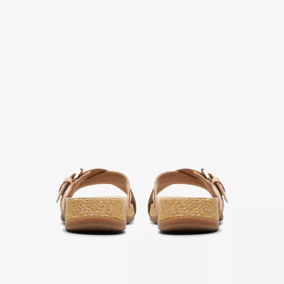 Clarks Women's Reileigh May Beige Nubuck 26178003