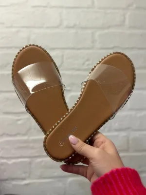 Clear Slip on Sandal