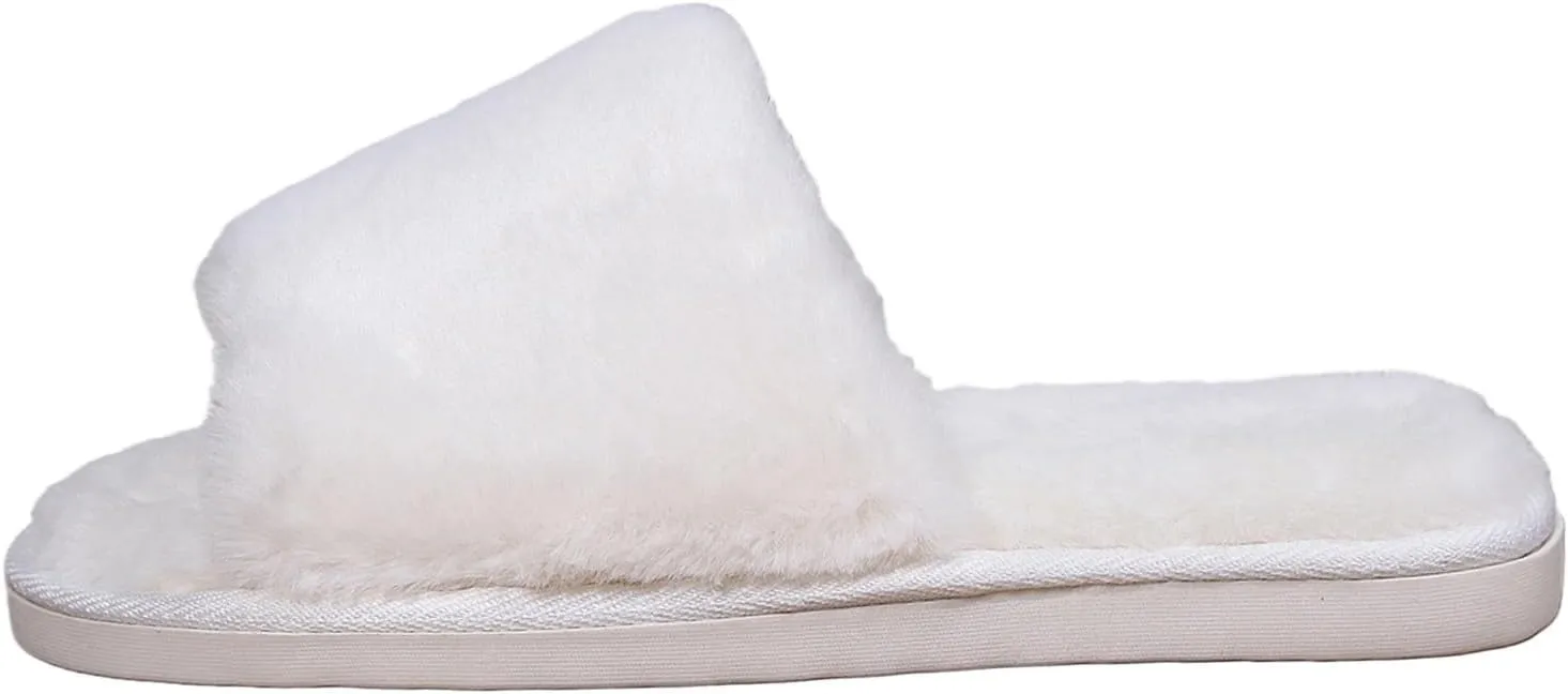 Couple Solid Color Thick Bottom Warm Non Slip Padded Home Slippers Glitter Shoes