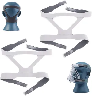 CPAP Mask Headgear Strap CPAP Supplies, 2-Pack Replacement CPAP Headgear for Full Mask, Standard(Without Mask)