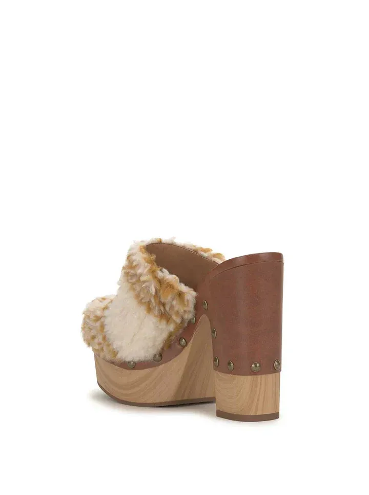 Dasally Platform Mule in Bright White