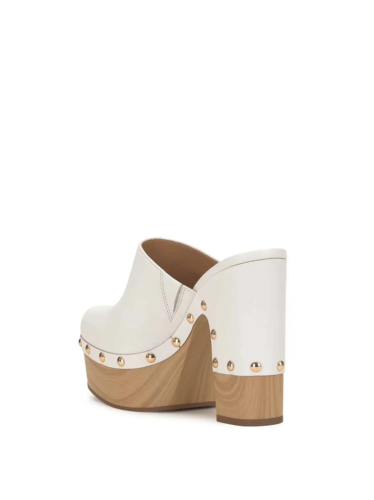 Dasally Platform Mule in Bright White