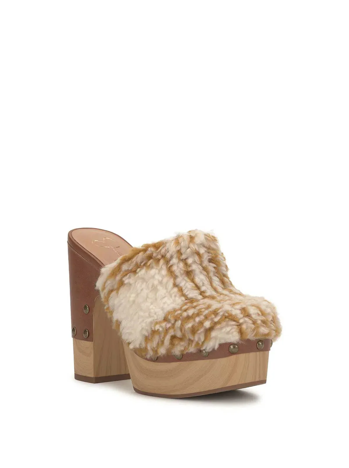 Dasally Platform Mule in Bright White