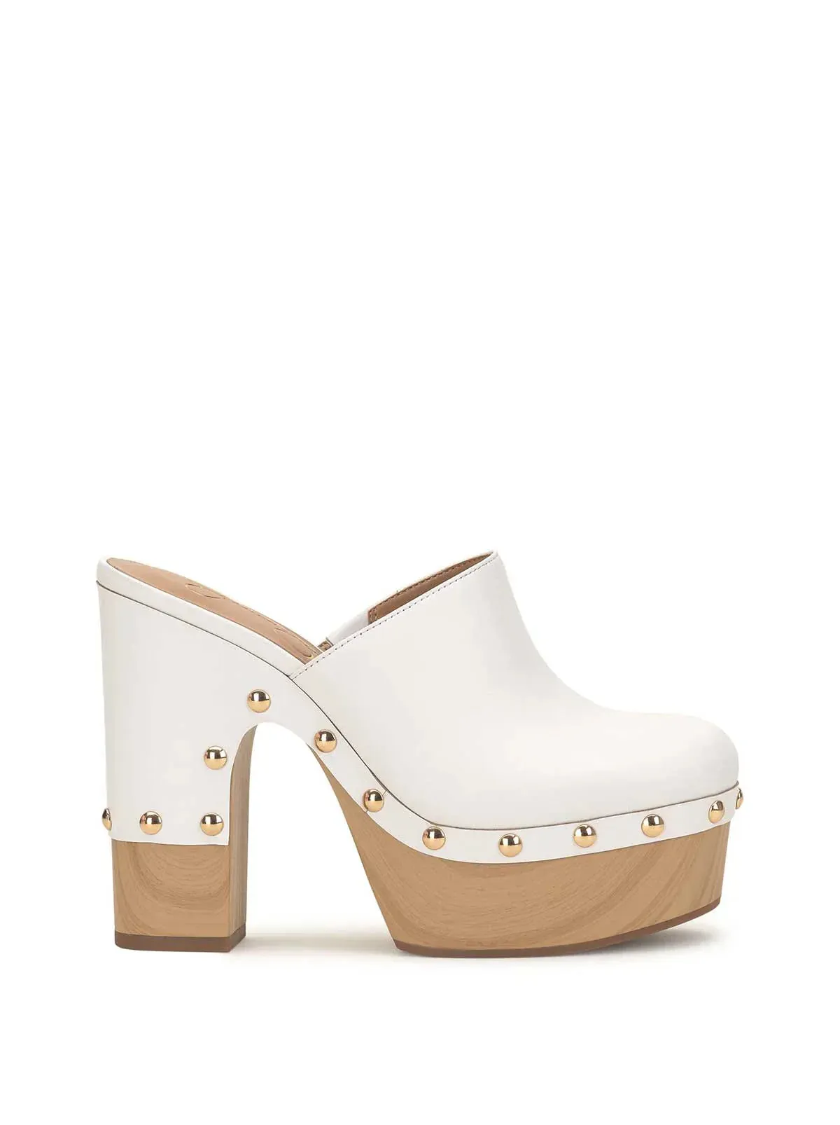 Dasally Platform Mule in Bright White