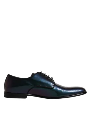 Derby Chic Complete assortment Shoes Leather Peacock Men & Dress Dolce Gabbana Patent