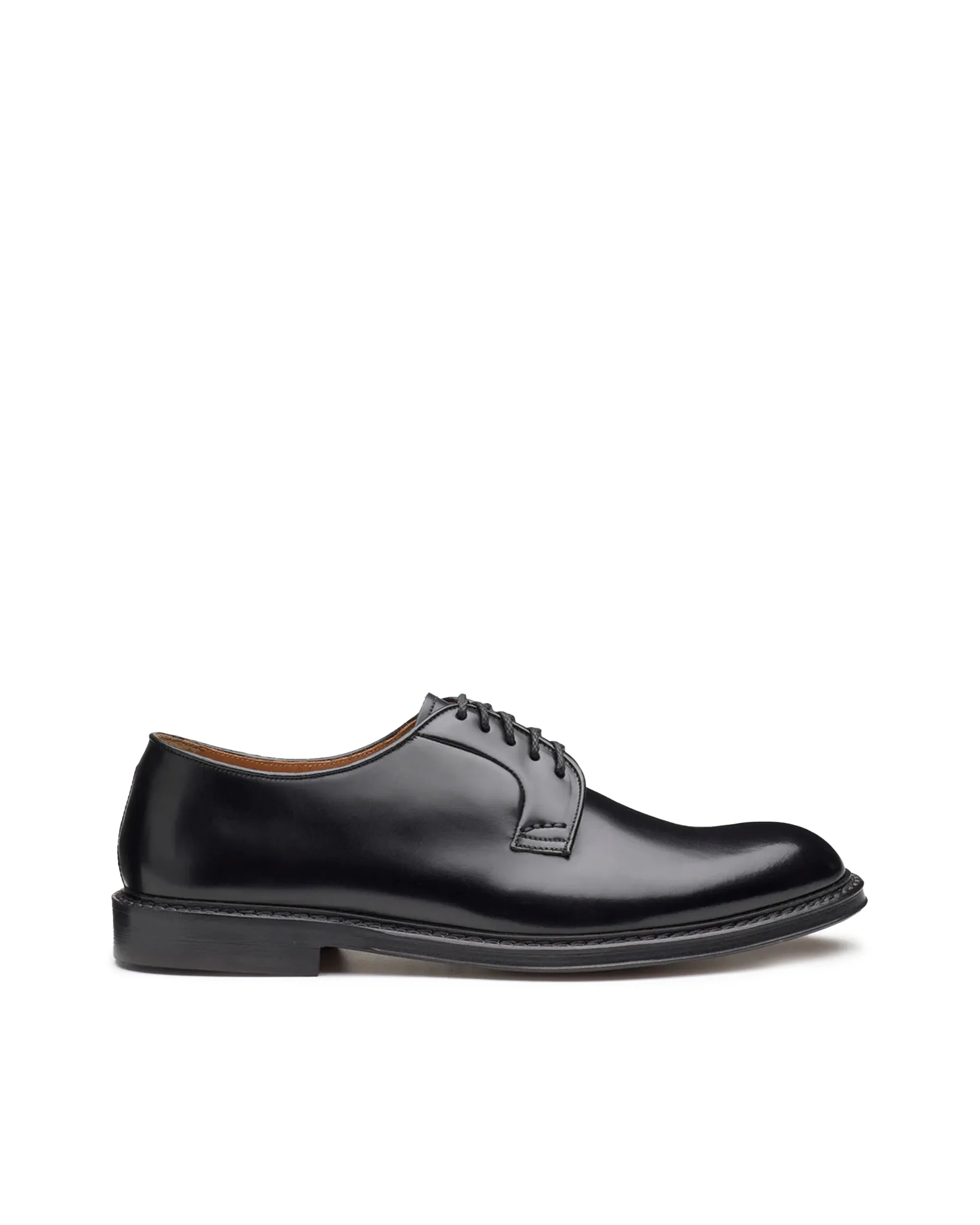 Doucals Scarpa Stringata Derby i Pelle Nera